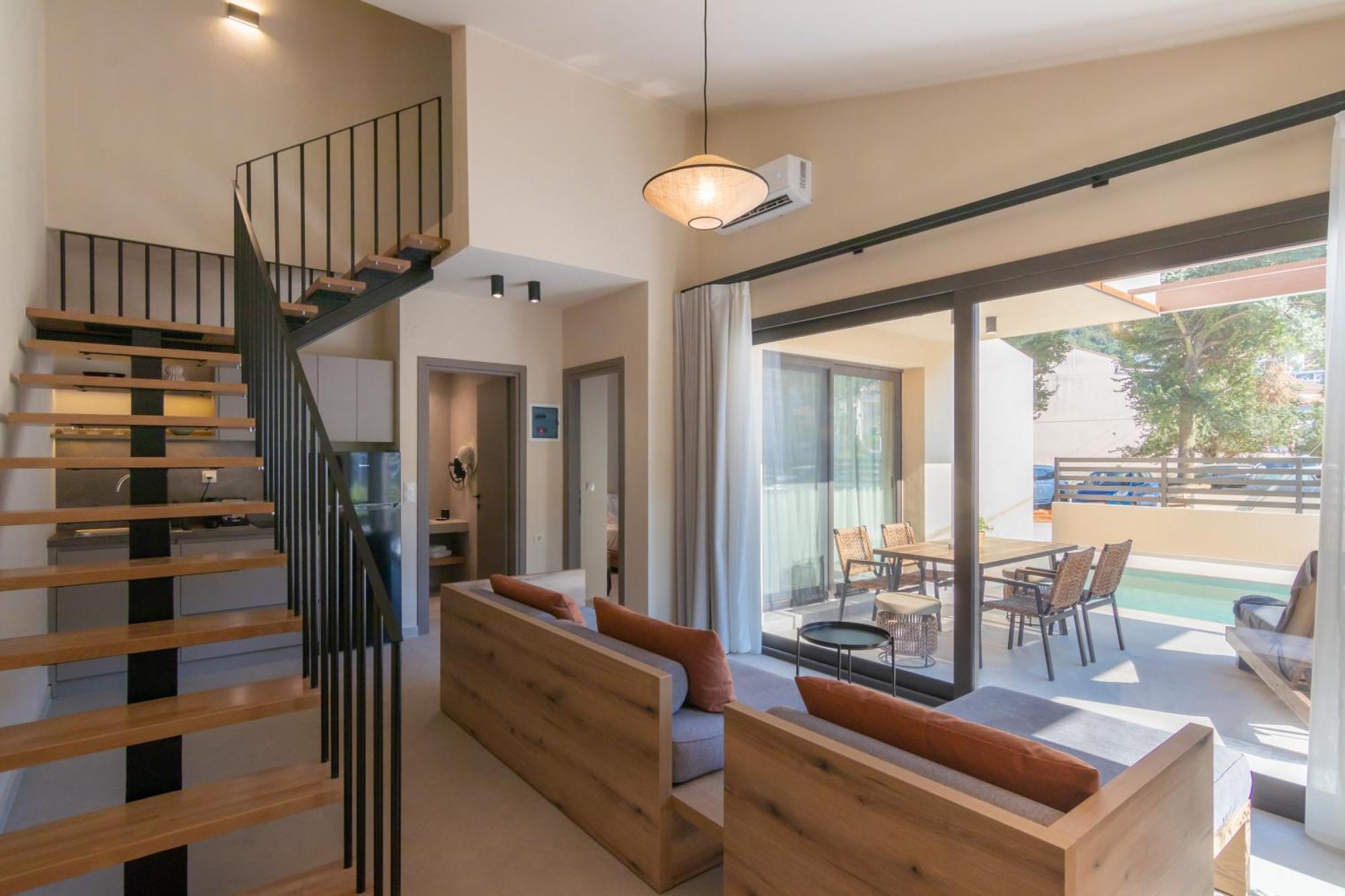 Ntinas Seaside Suites Скала-Потамиас Экстерьер фото