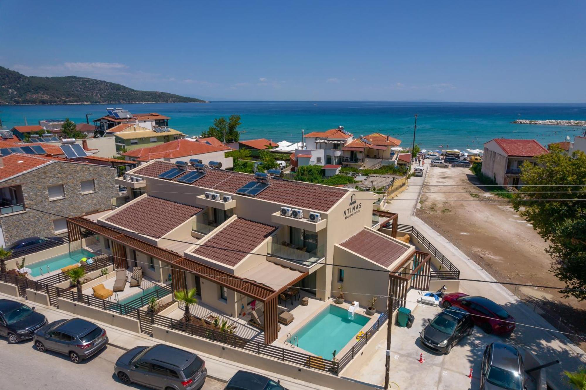 Ntinas Seaside Suites Скала-Потамиас Экстерьер фото