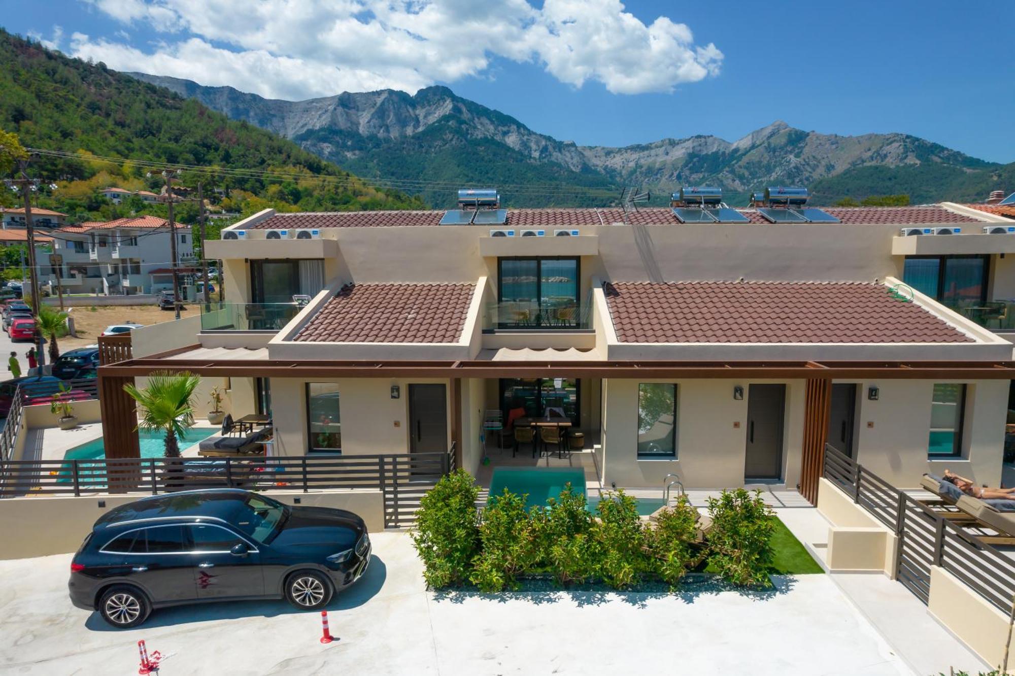 Ntinas Seaside Suites Скала-Потамиас Экстерьер фото