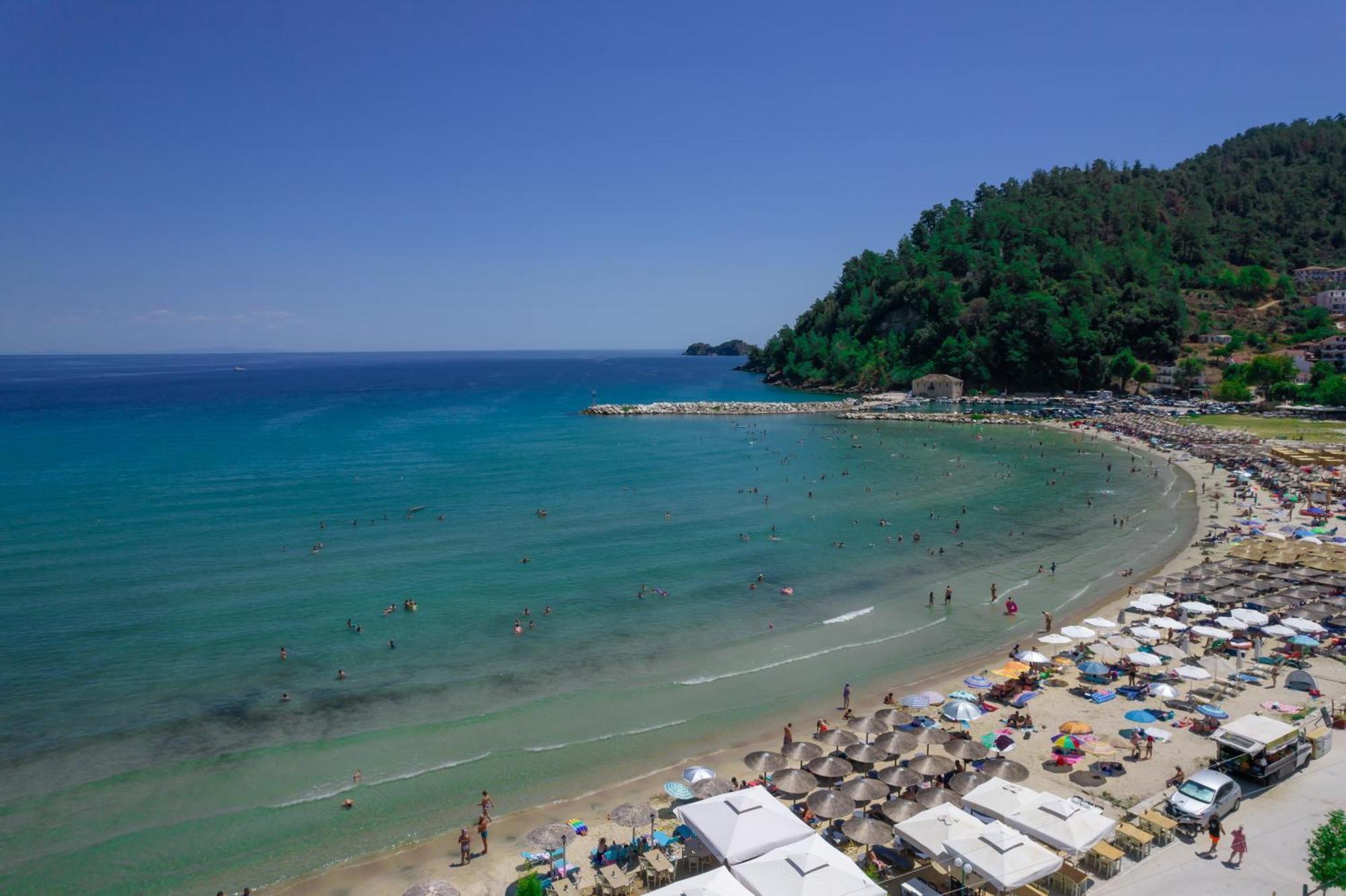 Ntinas Seaside Suites Скала-Потамиас Экстерьер фото